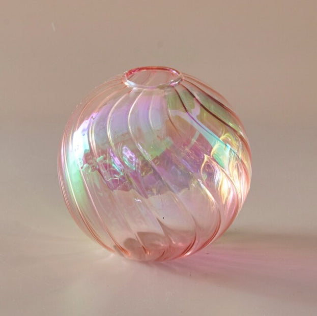 Iridescent Spherical Vase